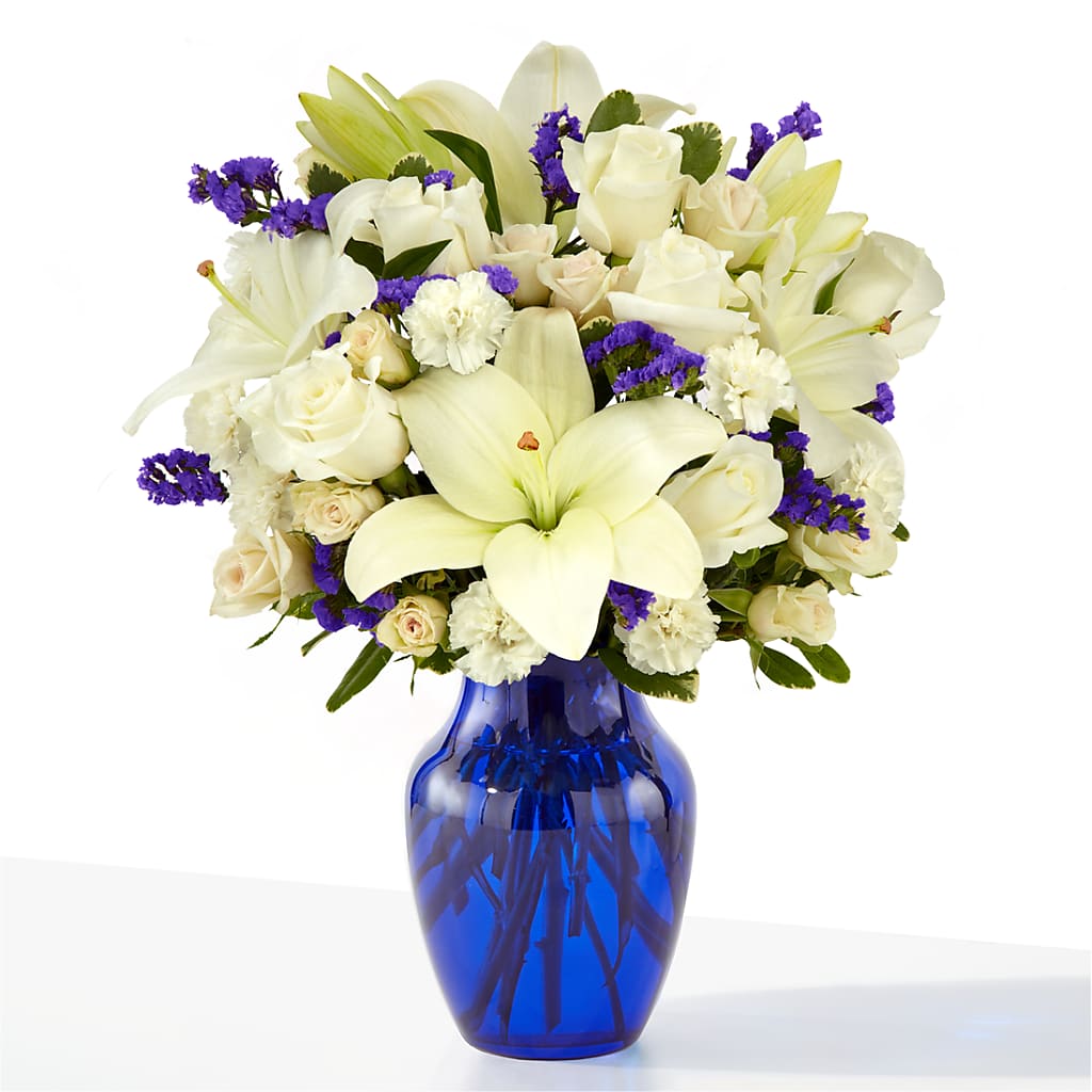 Sapphire Rush Bouquet – Flowers Unlimited, Martinsburg WV