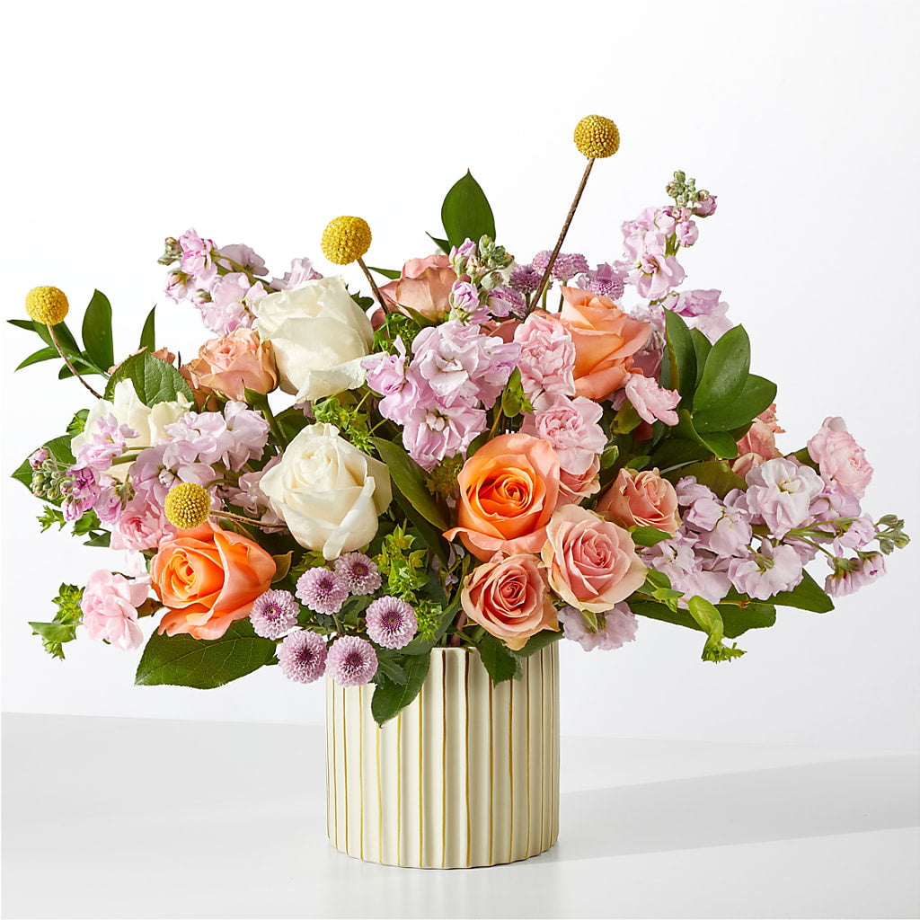 French Market Bouquet with Ivory Vase – Flowers Unlimited, Martinsburg WV