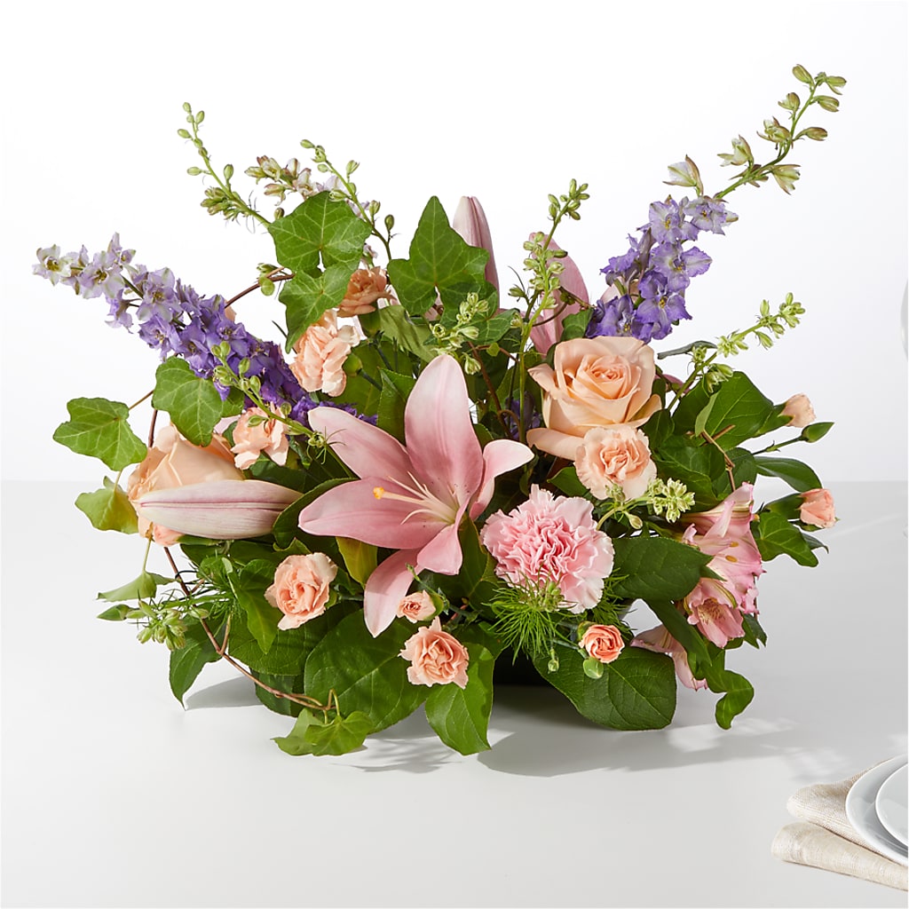 Blossom Time Centerpiece – Flowers Unlimited, Martinsburg WV