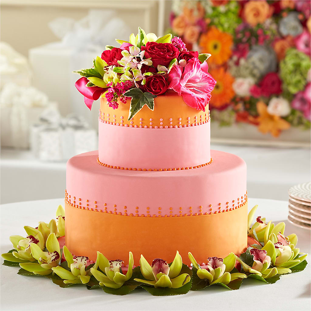 Sweet Citrus Cake Decor – Flowers Unlimited, Martinsburg WV