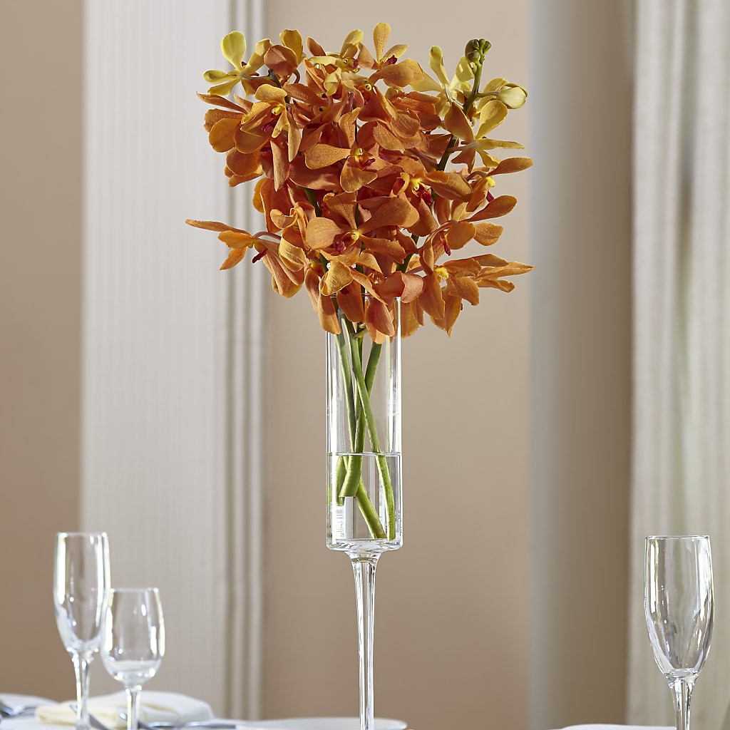 Orange Mokara Bouquet – Flowers Unlimited, Martinsburg WV
