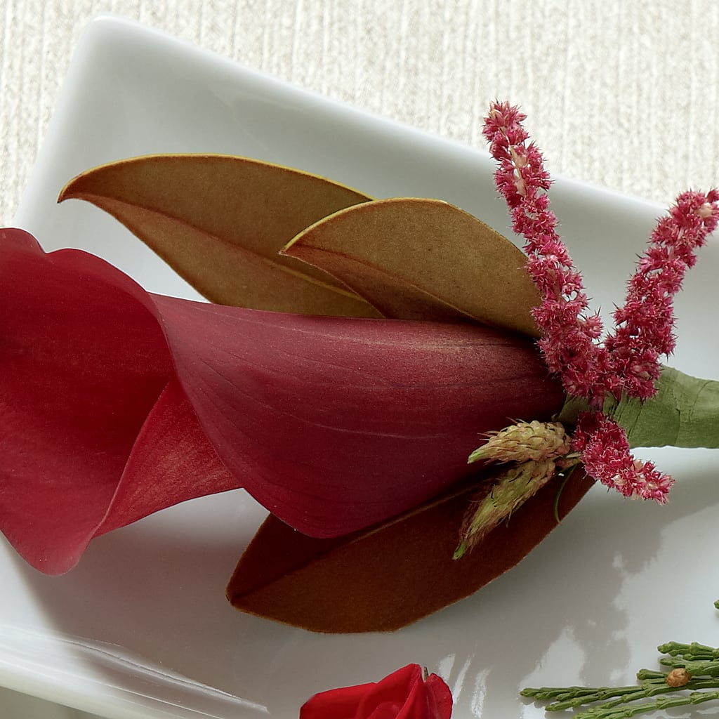 Red Calla Boutonniere – Flowers Unlimited, Martinsburg WV