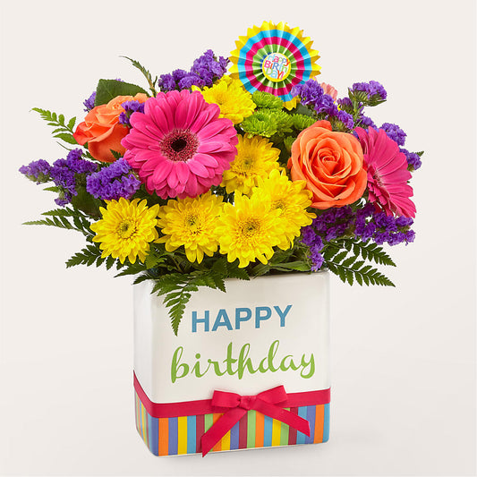 Birthday Brights Bouquet –  Flowers Unlimited, Martinsburg WV