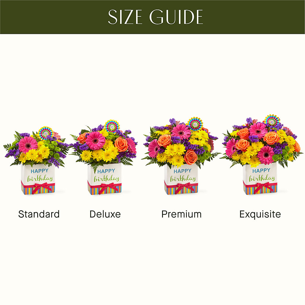 Birthday Brights Bouquet –  Flowers Unlimited, Martinsburg WV