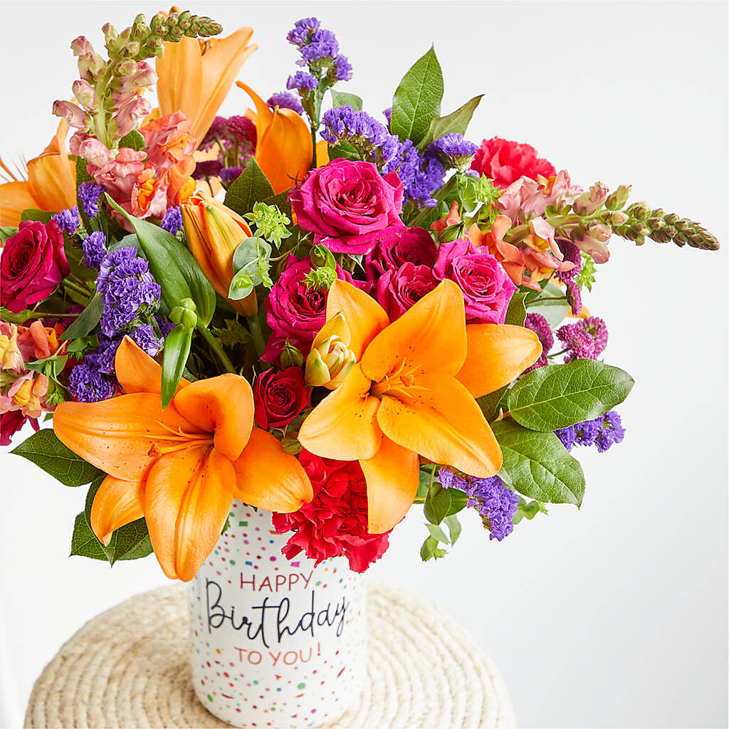 Birthday Palooza Bouquet –  Flowers Unlimited, Martinsburg WV