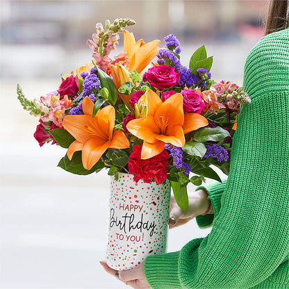 Birthday Palooza Bouquet –  Flowers Unlimited, Martinsburg WV
