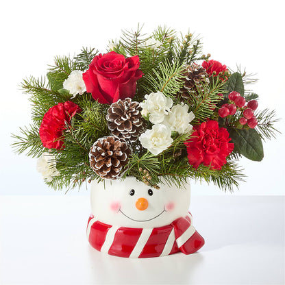 Jolly Snowman Bouquet –  Flowers Unlimited, Martinsburg WV