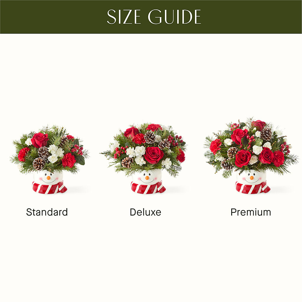 Jolly Snowman Bouquet –  Flowers Unlimited, Martinsburg WV