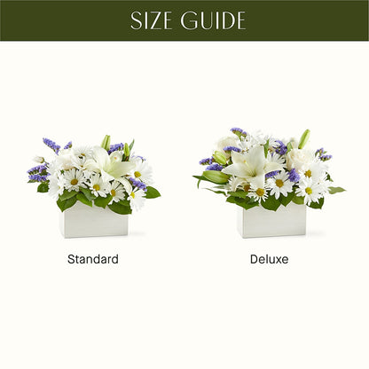 Beyond Blue Box Bouquet –  Flowers Unlimited, Martinsburg WV