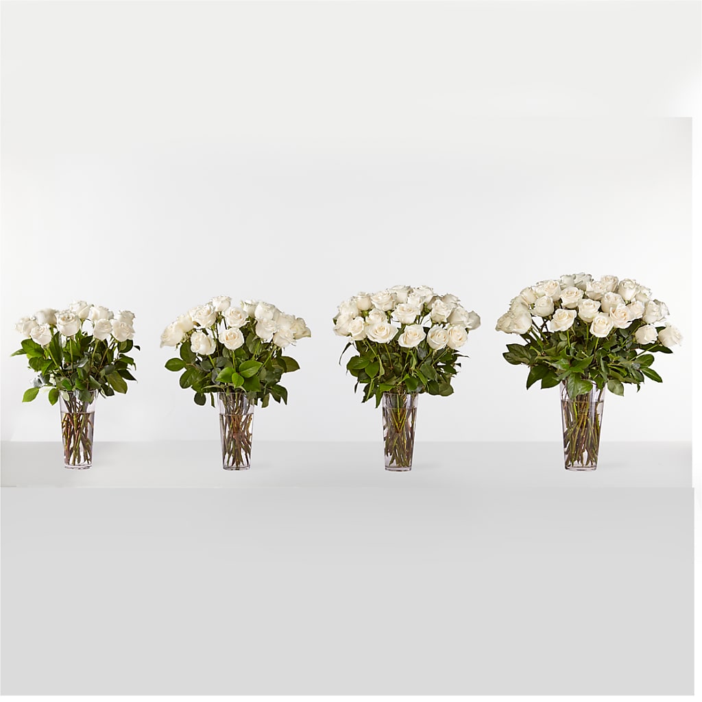 Long Stem White Rose Bouquet –  Flowers Unlimited, Martinsburg WV