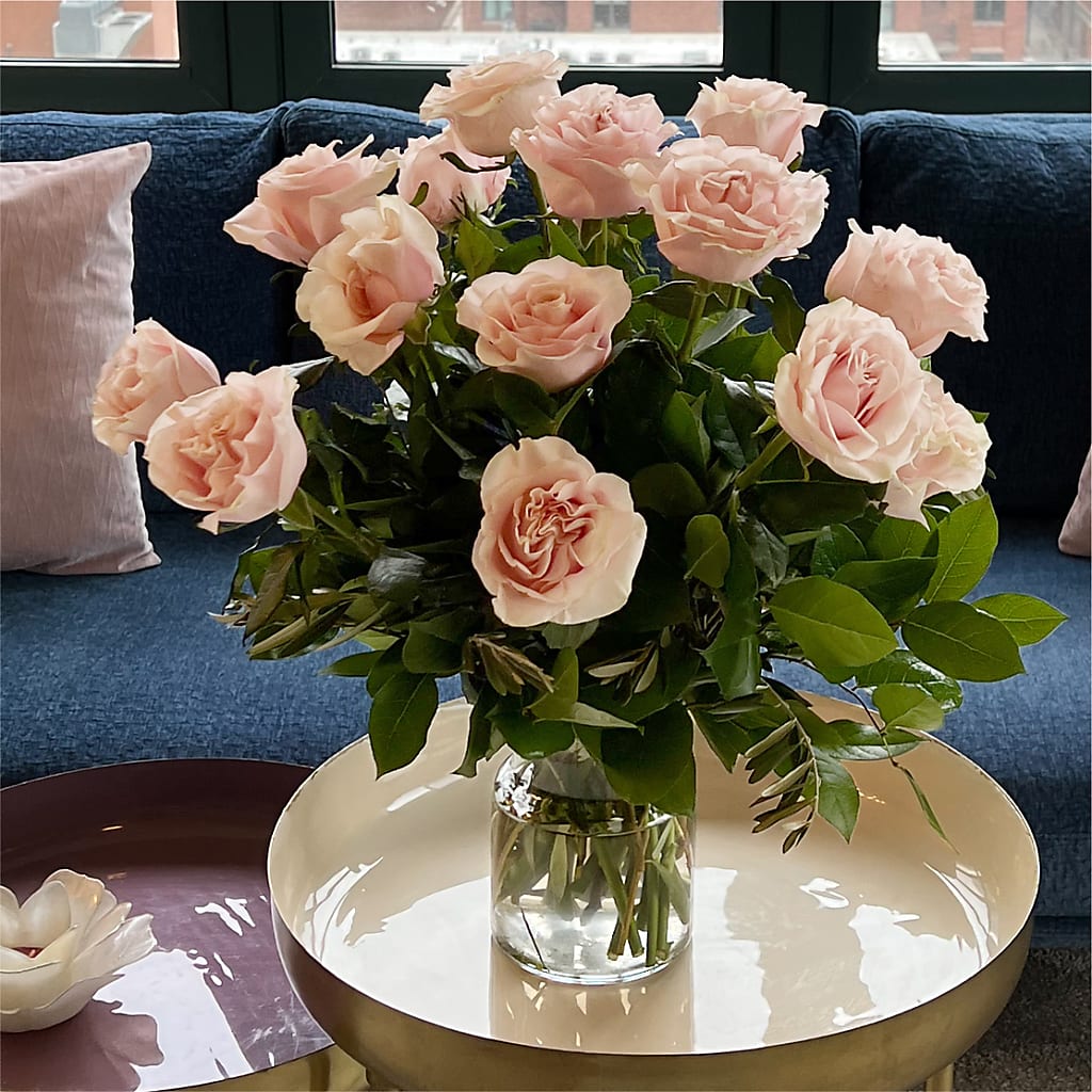 Long Stem Pink Rose Bouquet –  Flowers Unlimited, Martinsburg WV