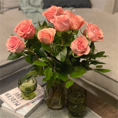 Long Stem Pink Rose Bouquet –  Flowers Unlimited, Martinsburg WV