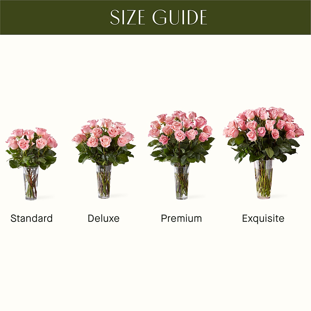 Long Stem Pink Rose Bouquet –  Flowers Unlimited, Martinsburg WV