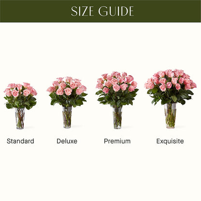 Long Stem Pink Rose Bouquet –  Flowers Unlimited, Martinsburg WV