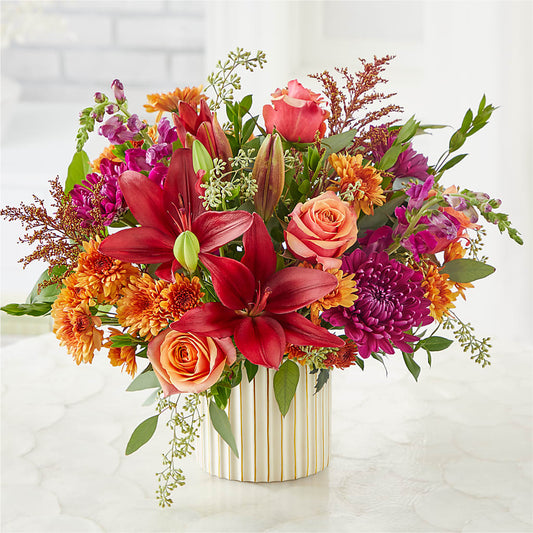 Burgundy Landscape Bouquet –  Flowers Unlimited, Martinsburg WV