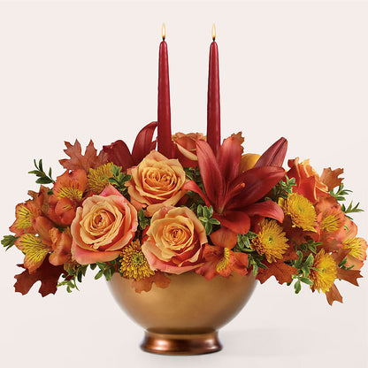 Harvest Table Centerpiece –  Flowers Unlimited, Martinsburg WV