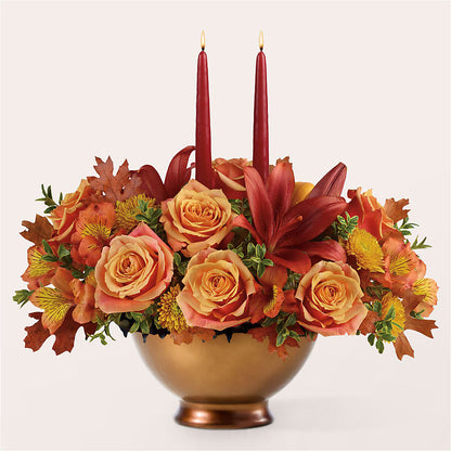 Harvest Table Centerpiece –  Flowers Unlimited, Martinsburg WV