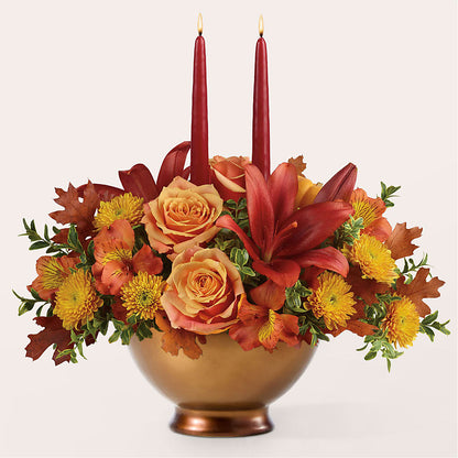 Harvest Table Centerpiece –  Flowers Unlimited, Martinsburg WV