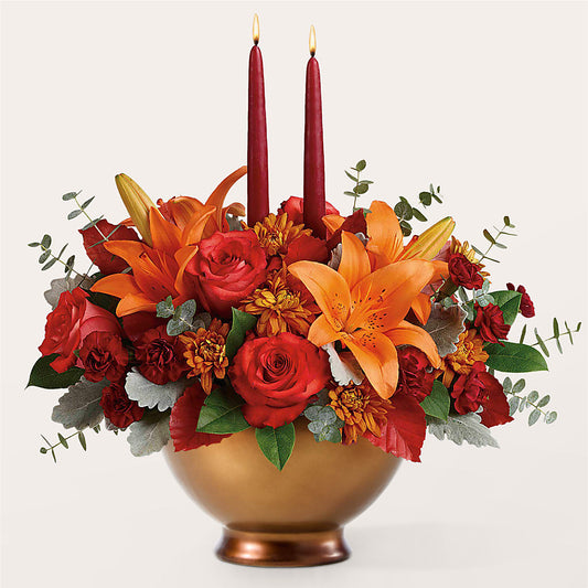 Fruits of Fall Centerpiece –  Flowers Unlimited, Martinsburg WV