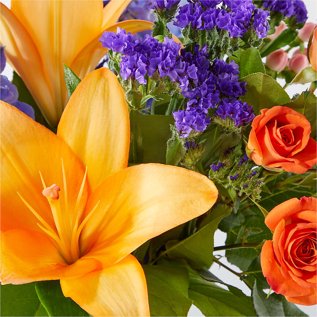 Radiant Citrus Bouquet –  Flowers Unlimited, Martinsburg WV