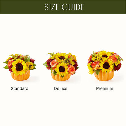 Golden Gourd Pumpkin Bouquet –  Flowers Unlimited, Martinsburg WV