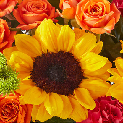 Sun-drenched Blooms Box Bouquet –  Flowers Unlimited, Martinsburg WV