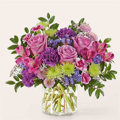 Glass Half Full Bouquet –  Flowers Unlimited, Martinsburg WV