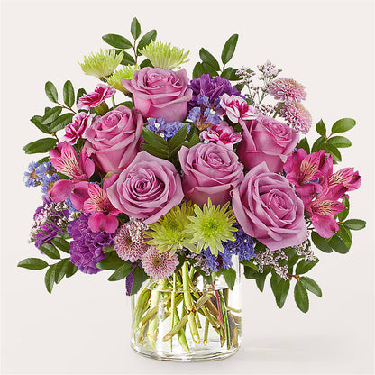 Glass Half Full Bouquet –  Flowers Unlimited, Martinsburg WV