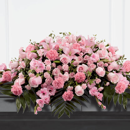 Garden of Comfort Casket Spray (Standard) –  Flowers Unlimited, Martinsburg WV