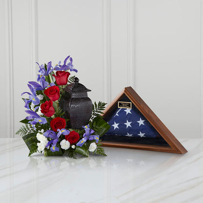 Patriotic Tribute Arrangement –  Flowers Unlimited, Martinsburg WV
