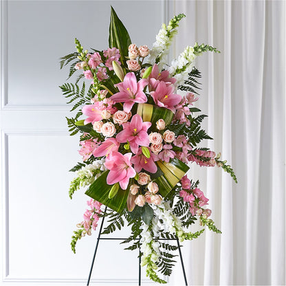 Elegant Embrace Standing Spray –  Flowers Unlimited, Martinsburg WV
