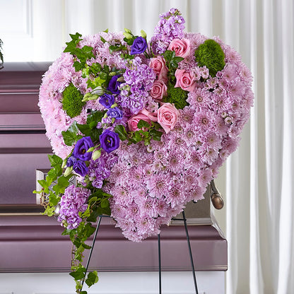 Treasured Love Standing Heart –  Flowers Unlimited, Martinsburg WV