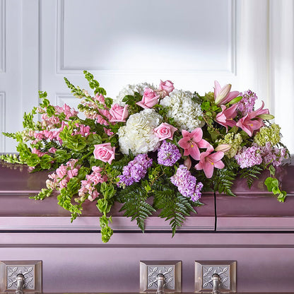 Life's Gratitude Casket Spray –  Flowers Unlimited, Martinsburg WV