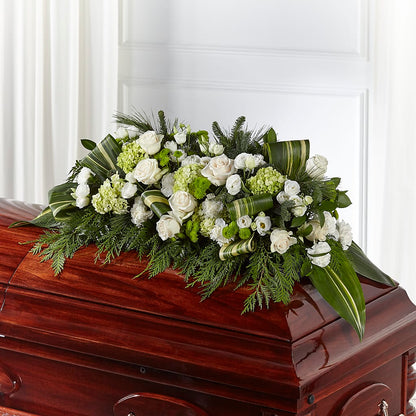 Hopeful Gesture Casket Spray –  Flowers Unlimited, Martinsburg WV