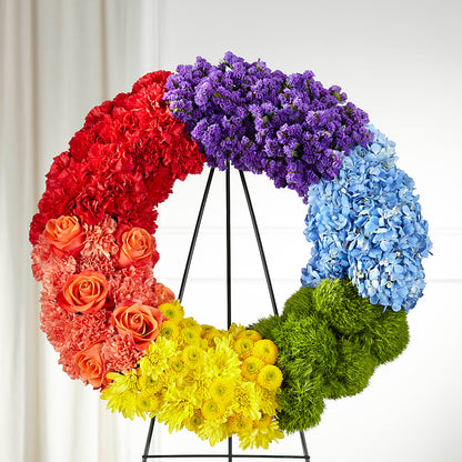 Circle of Love Wreath –  Flowers Unlimited, Martinsburg WV