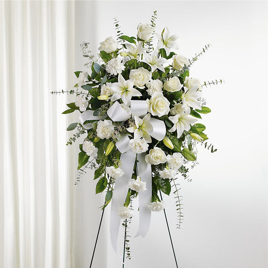 With Care Standing Spray –  Flowers Unlimited, Martinsburg WV