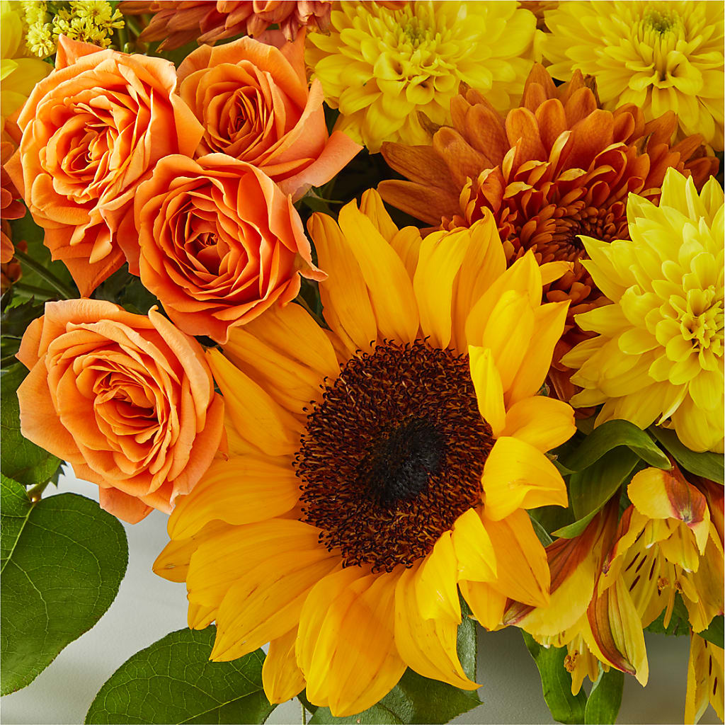 Autumn Harmony Centerpiece –  Flowers Unlimited, Martinsburg WV