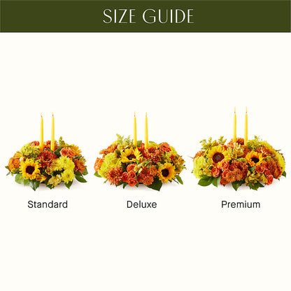 Autumn Harmony Centerpiece –  Flowers Unlimited, Martinsburg WV