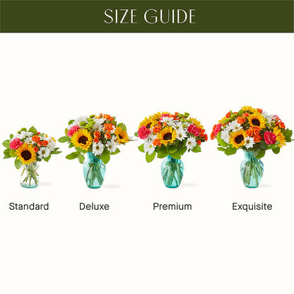 Sun-drenched Blooms Bouquet –  Flowers Unlimited, Martinsburg WV