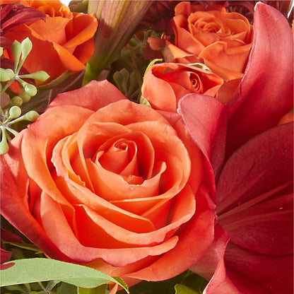Crimson Leaves Bouquet –  Flowers Unlimited, Martinsburg WV