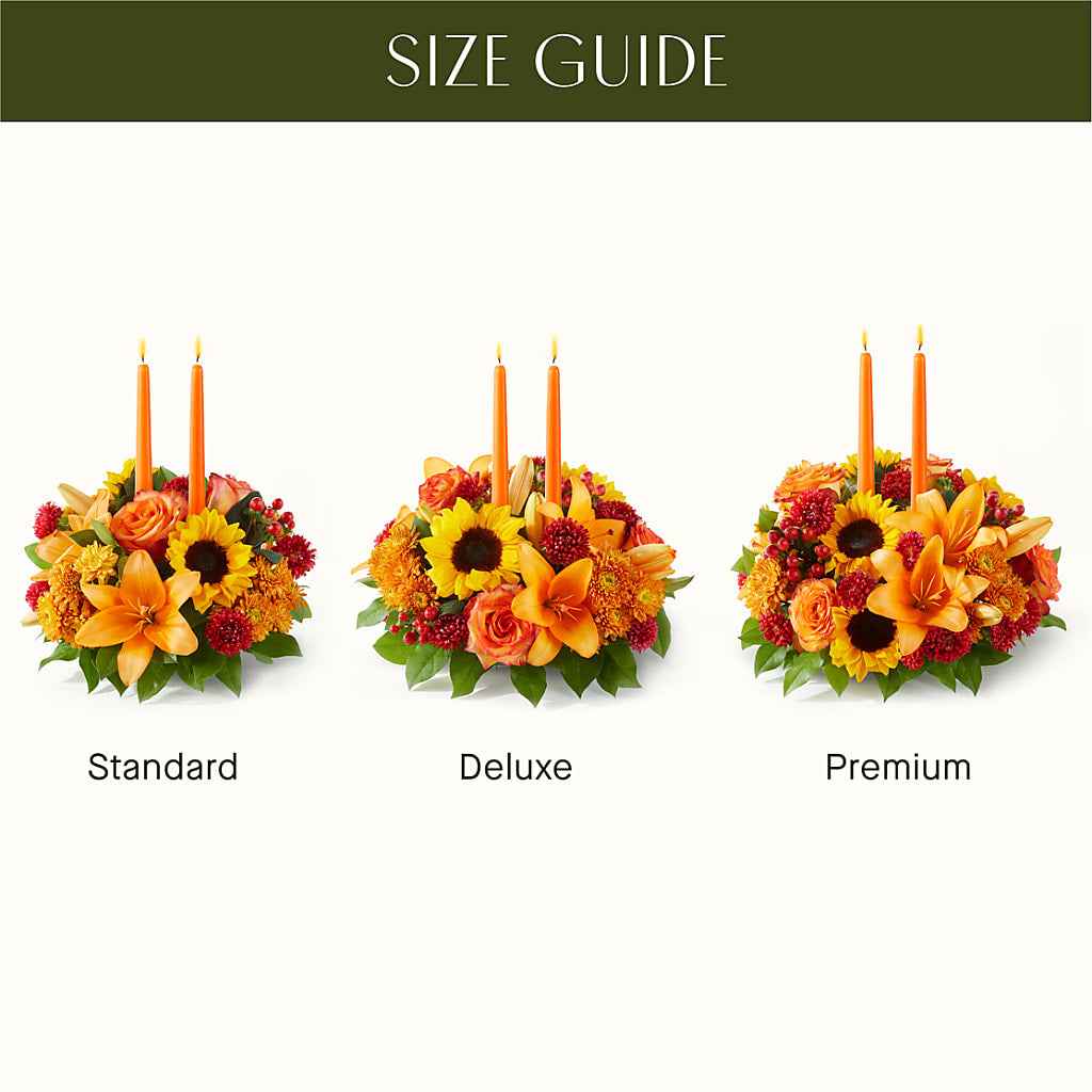 Grateful Centerpiece –  Flowers Unlimited, Martinsburg WV