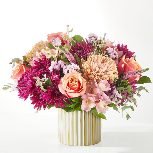 Berry Cobbler Bouquet with Ivory Vase –  Flowers Unlimited, Martinsburg WV