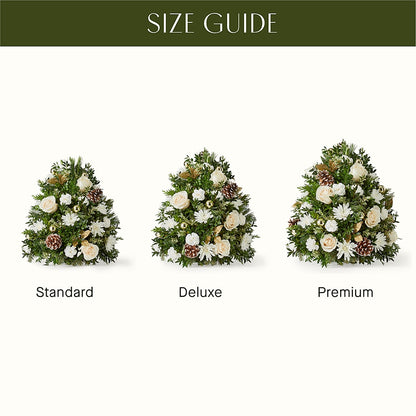 Snowed In Tree –  Flowers Unlimited, Martinsburg WV