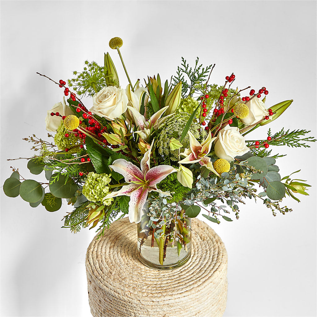 Berry & Bright Bouquet –  Flowers Unlimited, Martinsburg WV