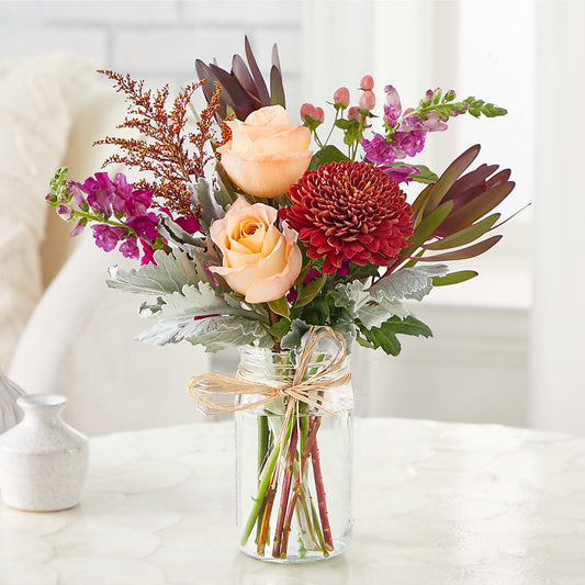 Moody Hues Bouquet –  Flowers Unlimited, Martinsburg WV