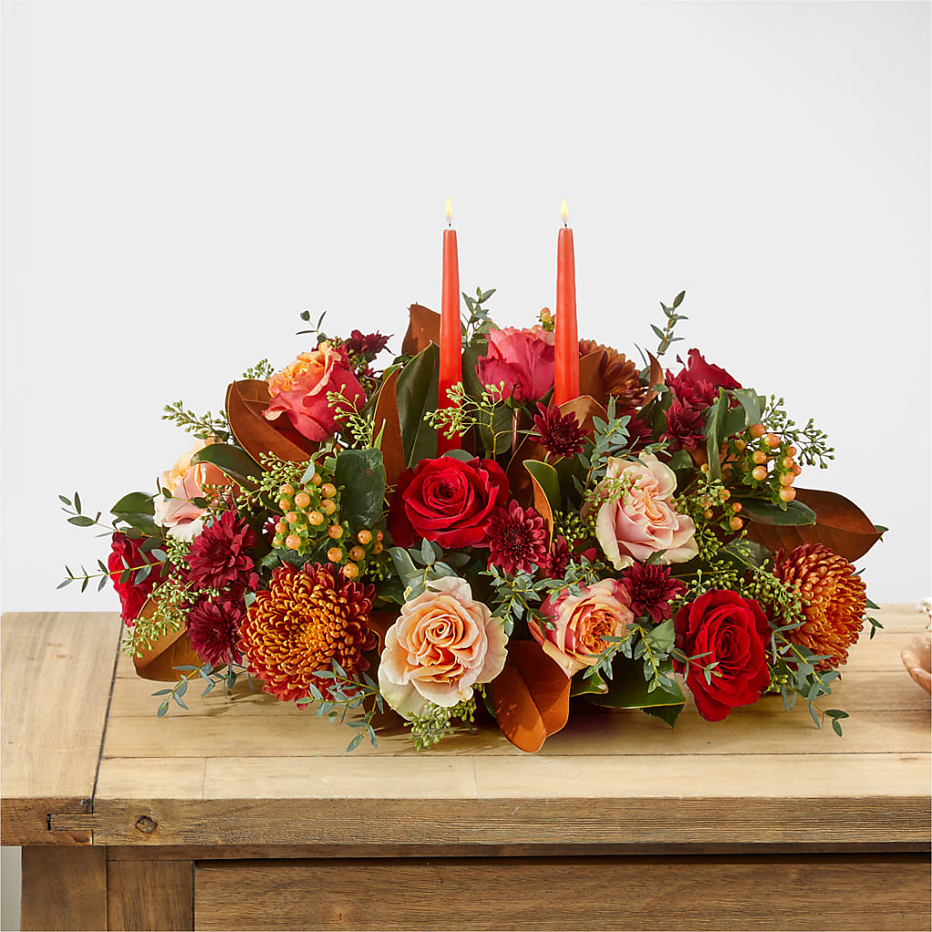 Gather Near Centerpiece –  Flowers Unlimited, Martinsburg WV