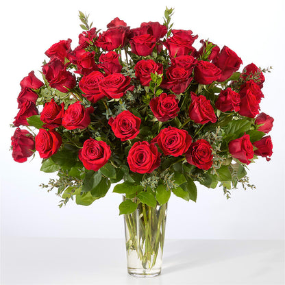 Forever Yours Fifty Stem Red Rose Bouquet –  Flowers Unlimited, Martinsburg WV