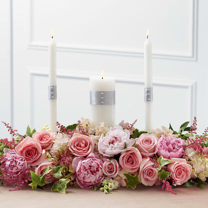 Worldwide Romance Unity Candle Arrangement –  Flowers Unlimited, Martinsburg WV