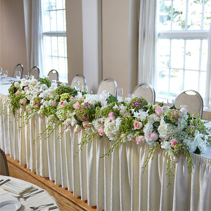 State of Joy Head Table Arrangement –  Flowers Unlimited, Martinsburg WV