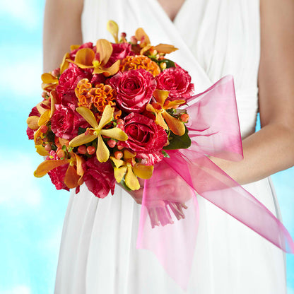 Brilliant Shades of Love Bouquet –  Flowers Unlimited, Martinsburg WV